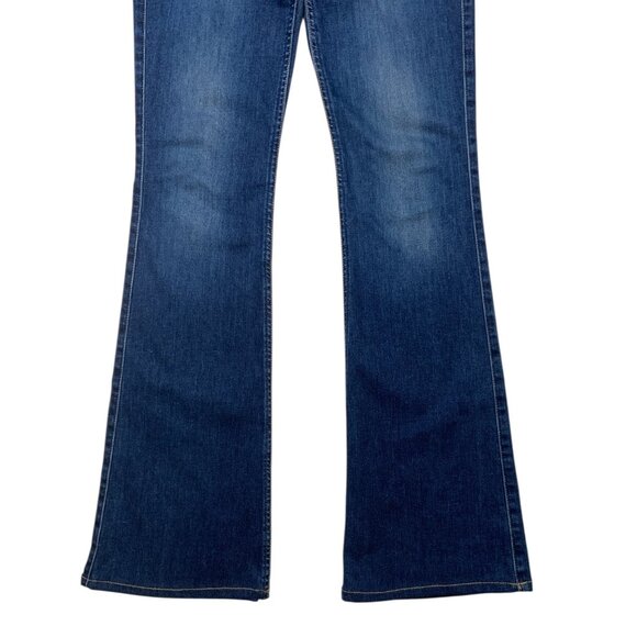 7 For All Mankind 7FAM "A" Pocket Jeans 27 Bootcut Mid Rise ALTERED - Picture 10 of 13